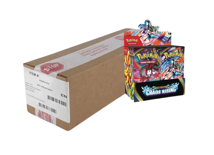 7cc786f4-9bda-4a4c-885f-892f270847fe Sealed Case Chaos Rising Booster Box