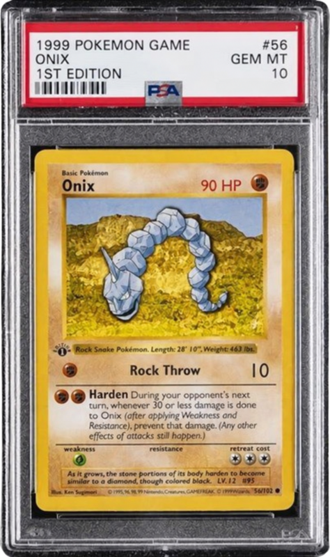 PSA 10 Onix 1ST Edition