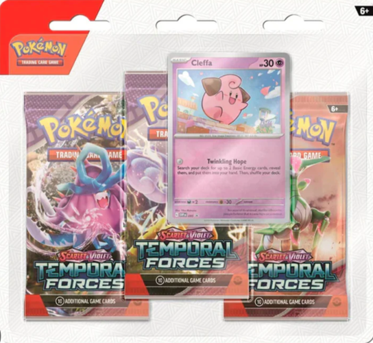 Temporal Forces 3 Pack Blister w/ Cleffa Promo