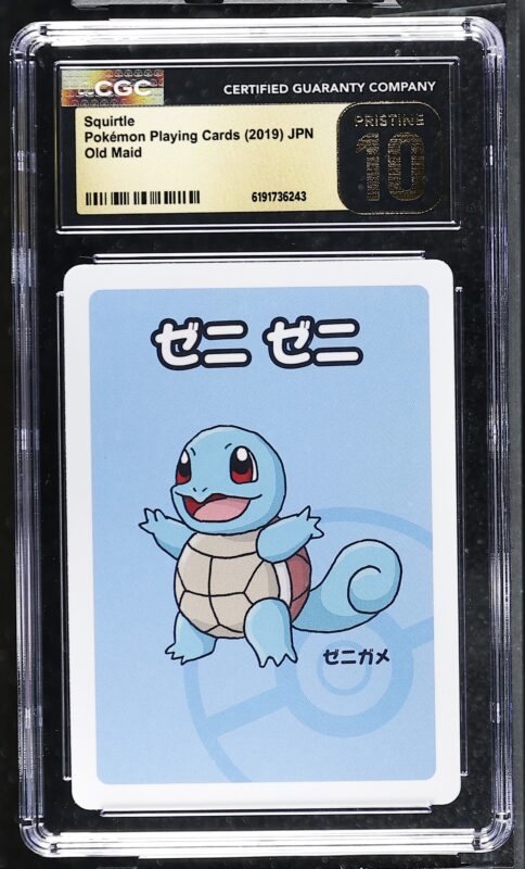 CGC PRISITNE 10 Squirtle Old Maid