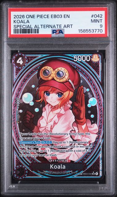 PSA 9 KOALA EB03 SPECIAL ALTERNATE ART
