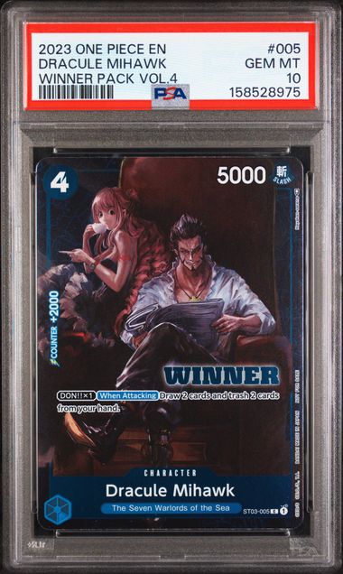 PSA 10 DRACULE MIHAWK WINNER PACK VOL.4