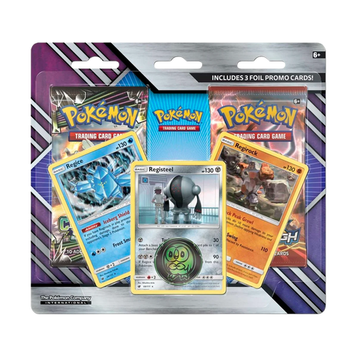 Regice Registeel Regirock Promo 2 Pack Blister