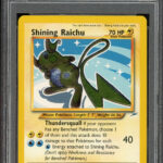 PSA 9 Shining Raichu Neo Destiny Unlimited