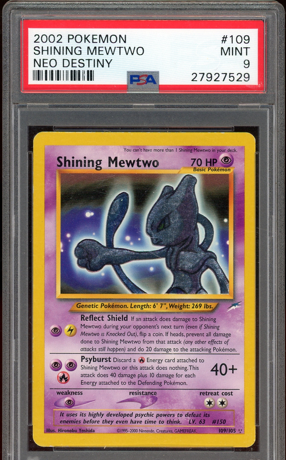 img093_02005093-554c-488f-b53c-c85523154ab8 PSA 9 SHINING MEWTWO NEO DESTINY