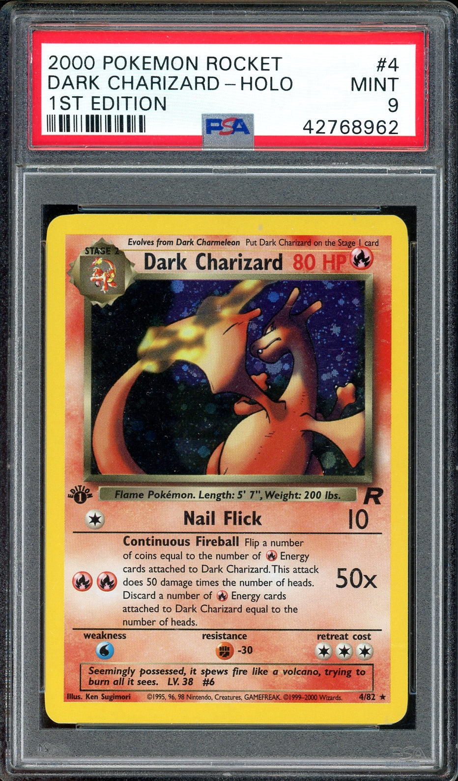 img144_aef9c911-3507-4016-8cd2-419903795822 PSA 10 DARK CHARIZARD-HOLO 1ST EDITION