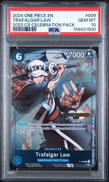 PSA 10 CHAMPIONSHIP 2023 CELEBRATION PACK TRAFALGAR LAW