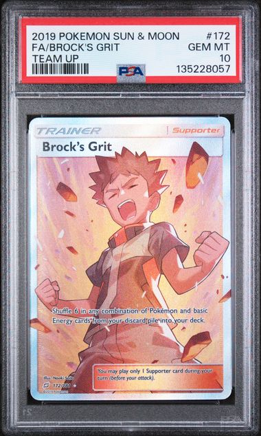 PSA 10 FA/BROCK'S GRIT TEAM UP