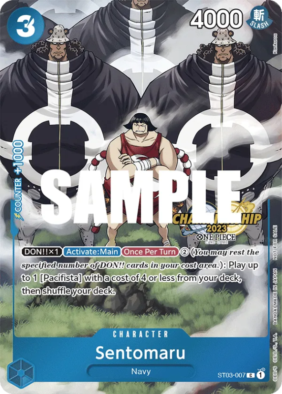 Sentomaru ST03-007 - Championship 2023 Celebration Pack (stamp CHAMPIONSHIP 2023)
