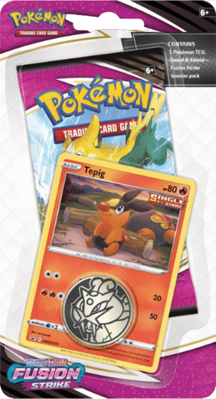 Fusion Strike Tepig Checklane Blister